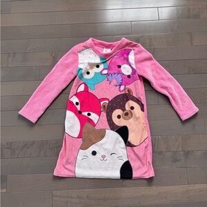 Pink Squishmallows Long Sleeve Dress
